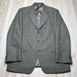 Magee Soft Line Tweed Wool Sport Coat Mens 44R Green Blazer Ireland
